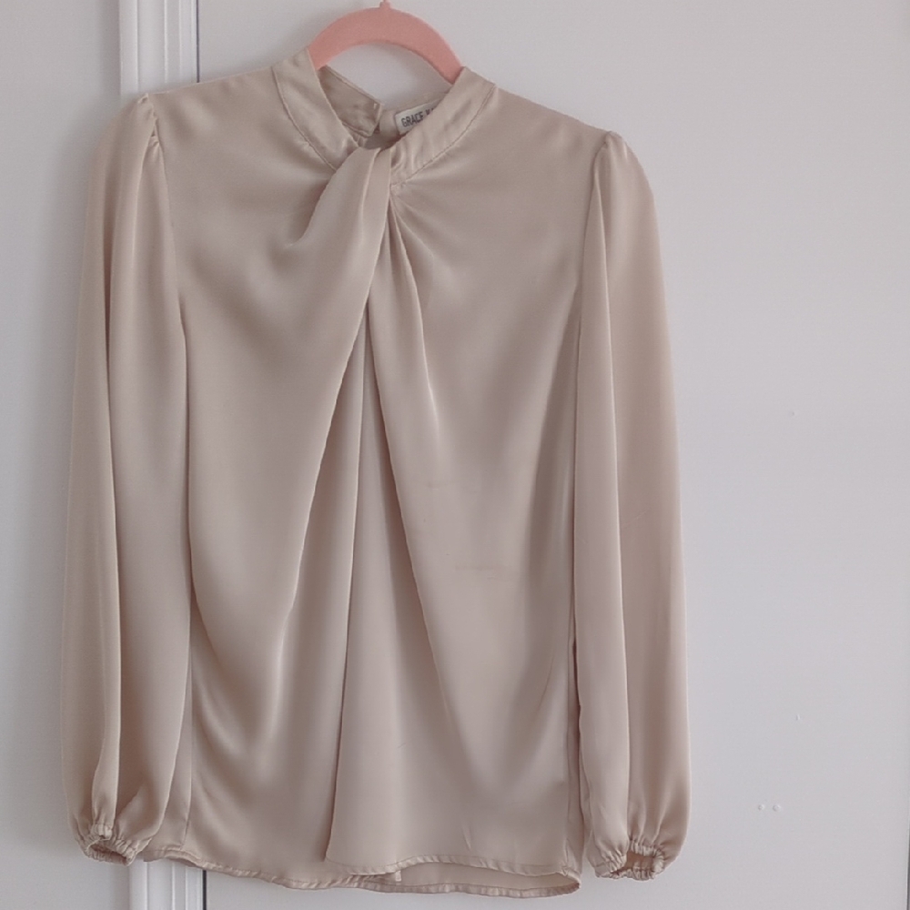 Elegant Cream Blouse